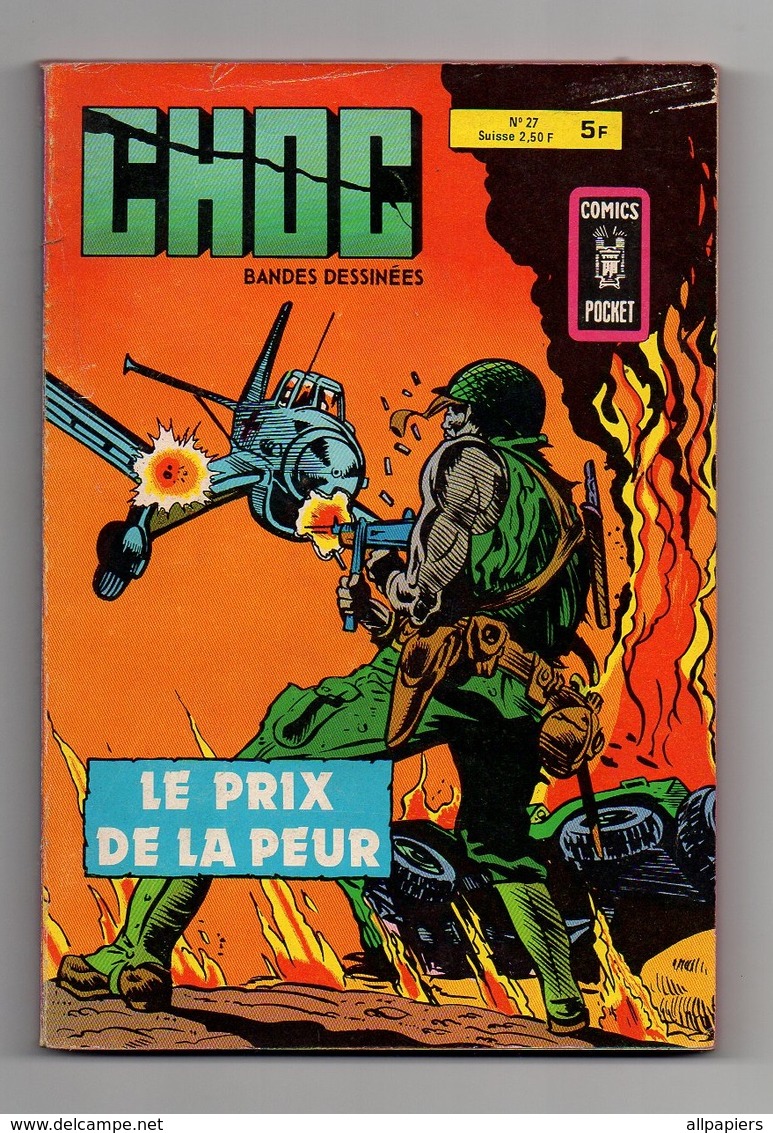 Petit Format Choc N°27 Le Prix De La Peur - L'as Ennemi - Bushido - Compte à Rebours De 1981 - Arédit & Artima