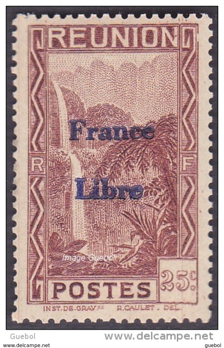 Réunion - N° 226 * Vue -> Bras Des Demoiselles - Emission Surchargée France Libre - Unused Stamps