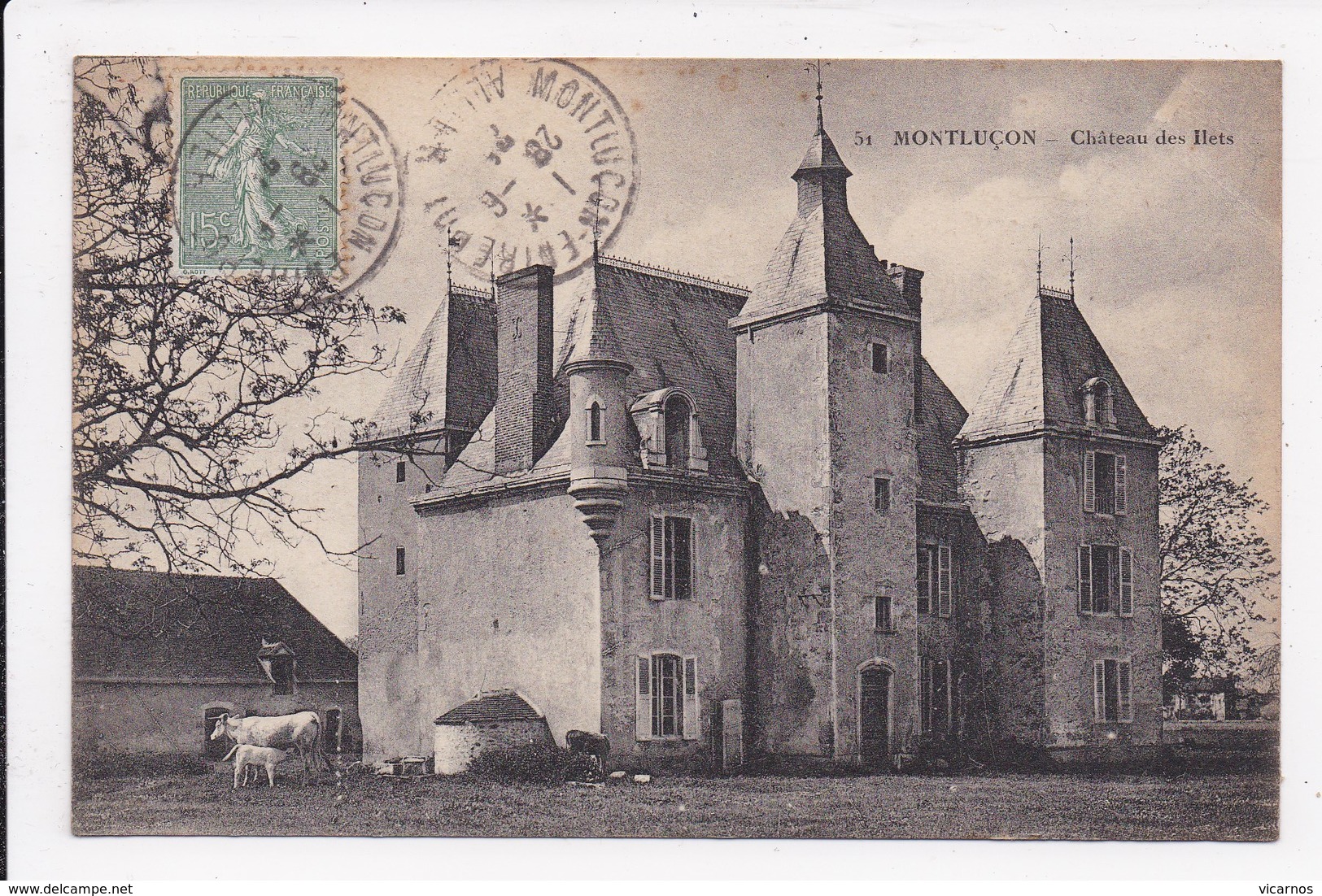 CP 03 MONTLUCON Chateau Des Ilets - Montlucon