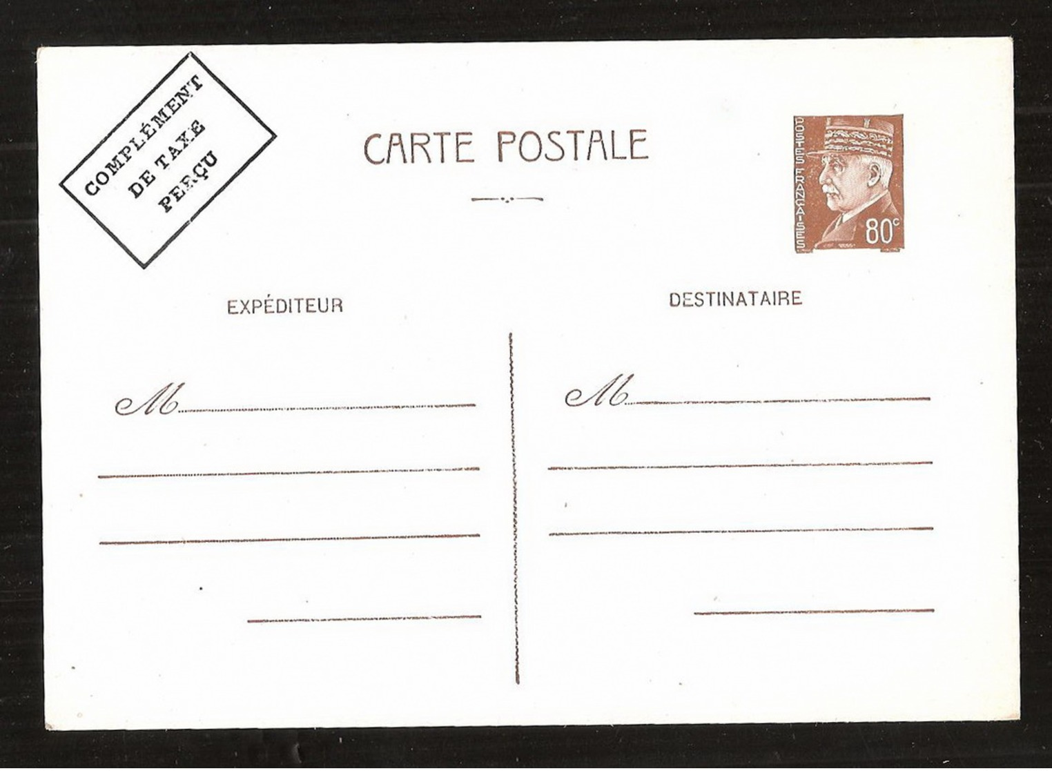 France Entier Postal Iris Sans Valeur CP1 + Pétain 512 CP3 Neuf Sans Charnière ** MNH - Cartoline Postali E Su Commissione Privata TSC (ante 1995)