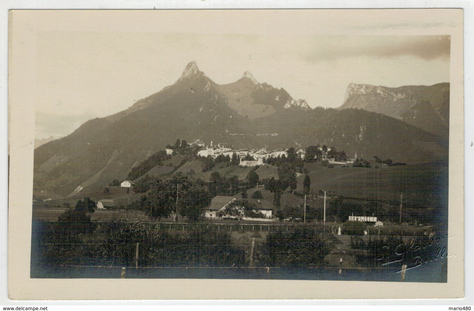 C.P.  PICCOLA    GRUYERES   VUE  GENERALE        2  SCAN  (NUOVA) - Gruyères