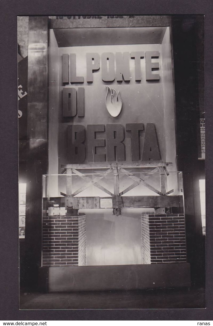 CPSM Italie Italia Rome Roma Mussolini Exposition Fasciste Politique Non Circulé Photo LUCE - Tentoonstellingen