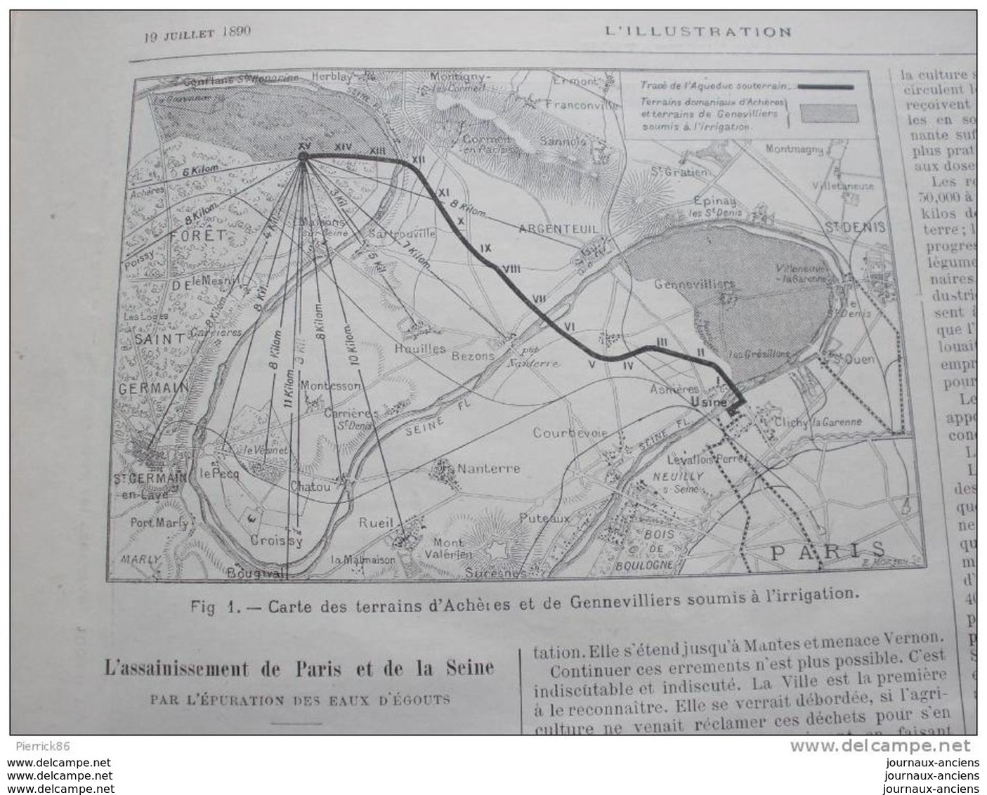 1890 ASSAINISSEMENT DE PARIS ET DE LA SEINE / LES EVENEMENTS AU DAHOMEY / POUR VOYAGER EN CHEMIN CARAN D'ACHE - Revues Anciennes - Avant 1900