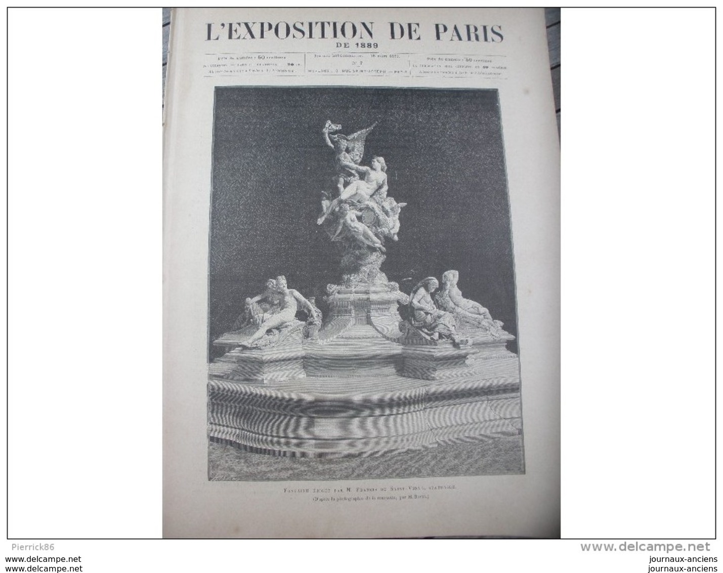 1889 LES TRAVAUX DE M. GARNIER / TOUR EIFFEL COMPAREE MONUMENTS DU MONDE / GALERIE DES MACHINES / L'EXPOSITION DE PARIS - 1850 - 1899