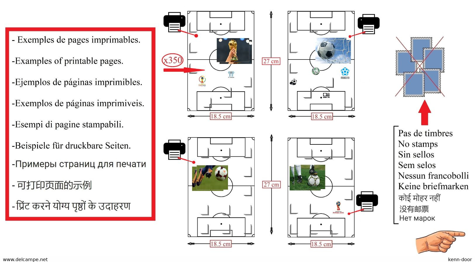 Albums De Timbres à Imprimer   LE FOOT BALL - Other & Unclassified