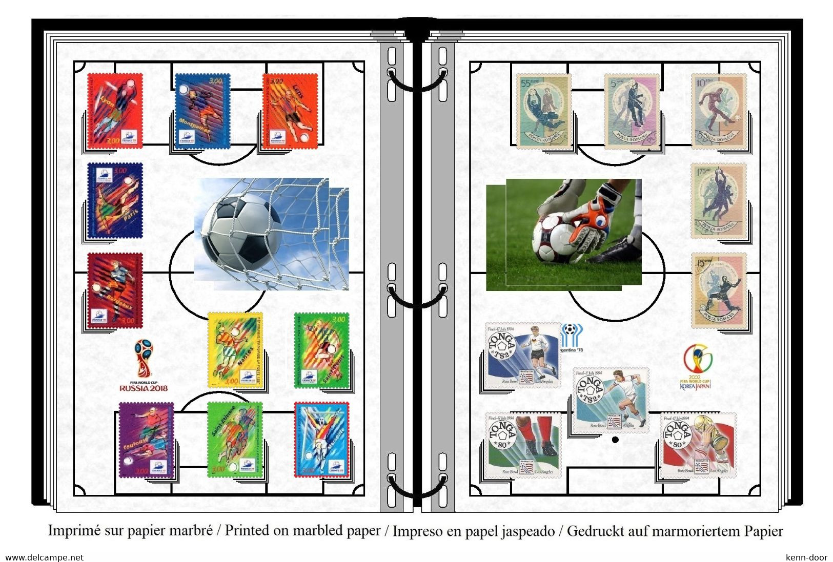 Albums de timbres à imprimer   LE FOOT BALL