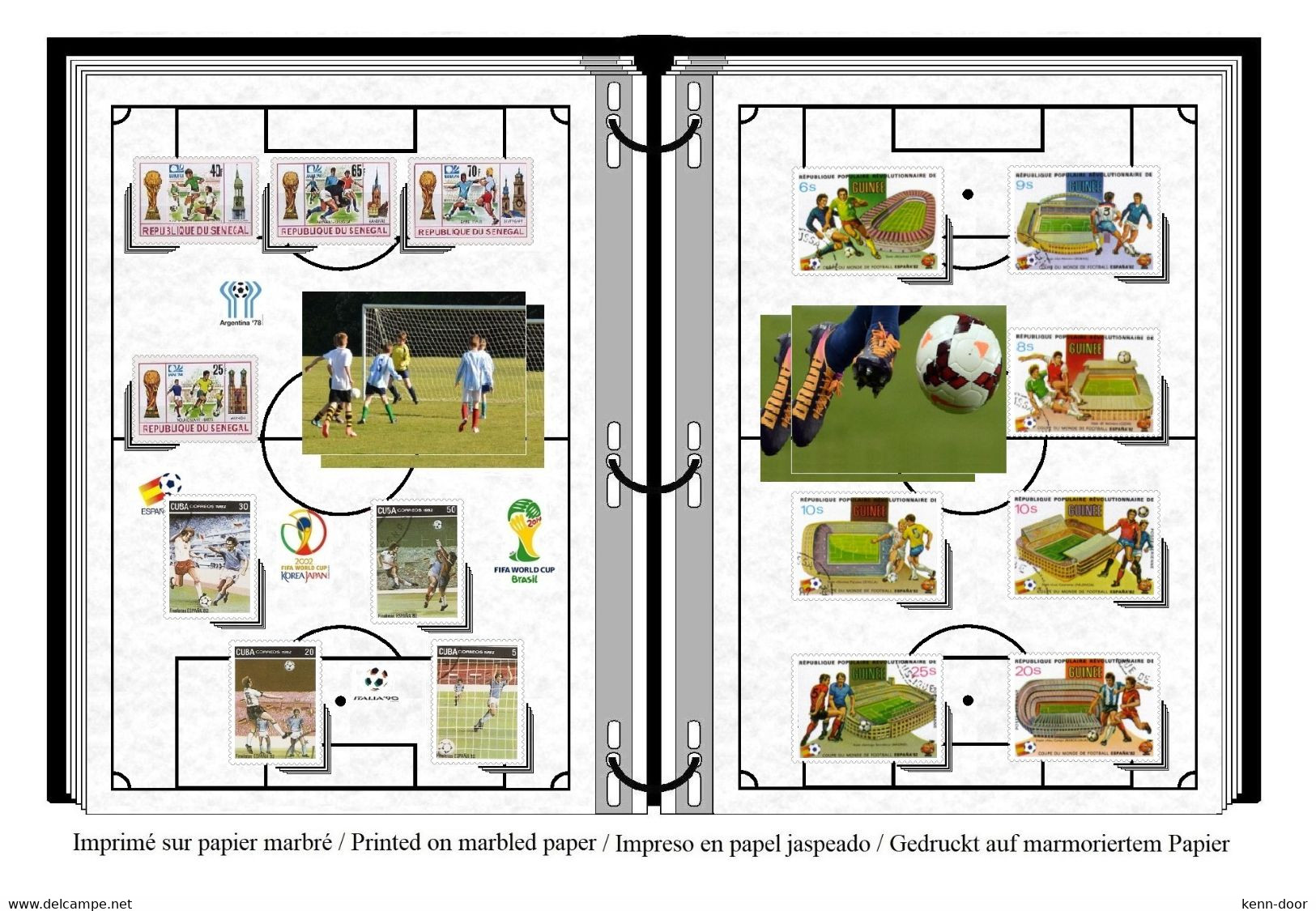 Albums de timbres à imprimer   LE FOOT BALL