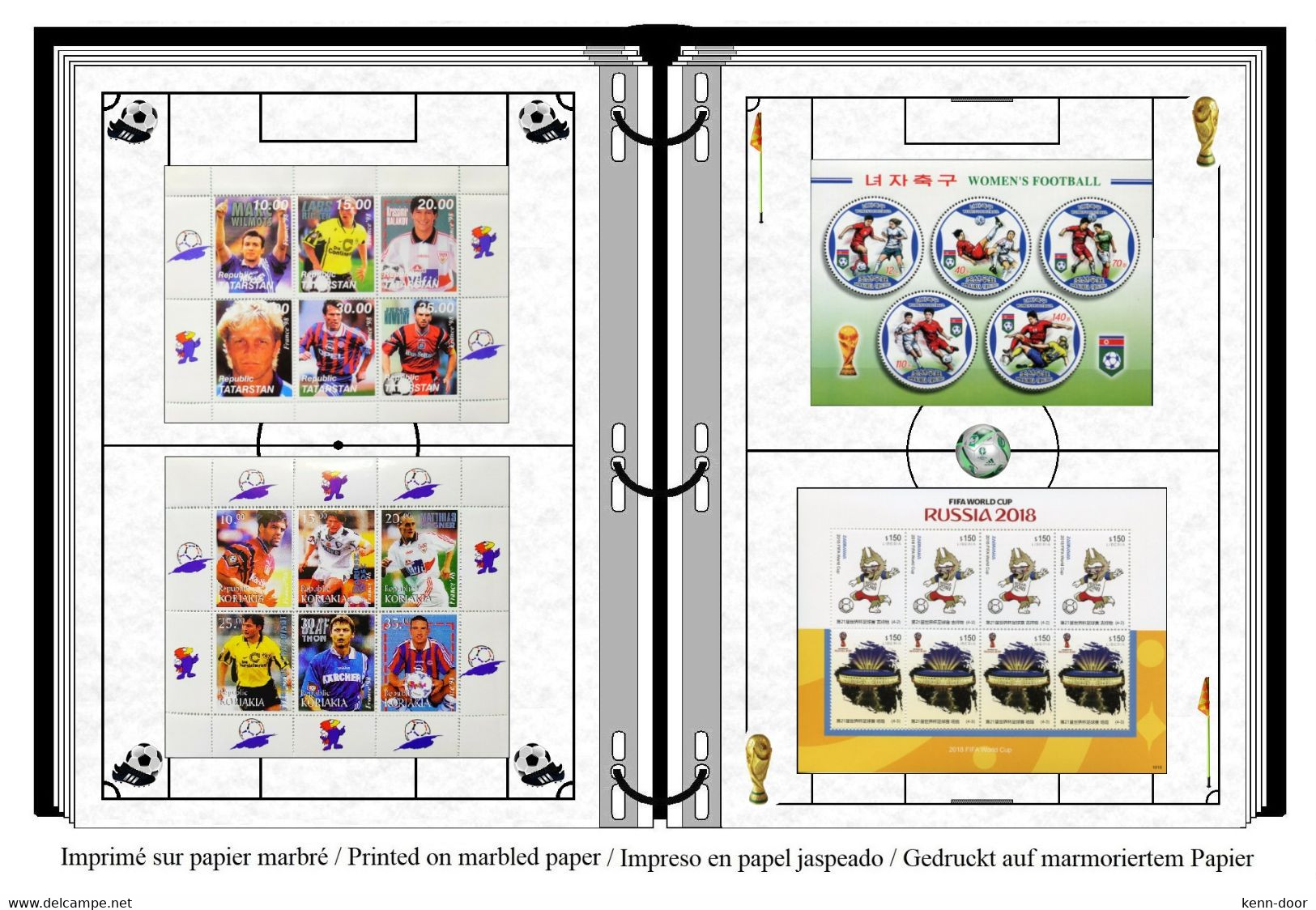 Albums de timbres à imprimer   LE FOOT BALL