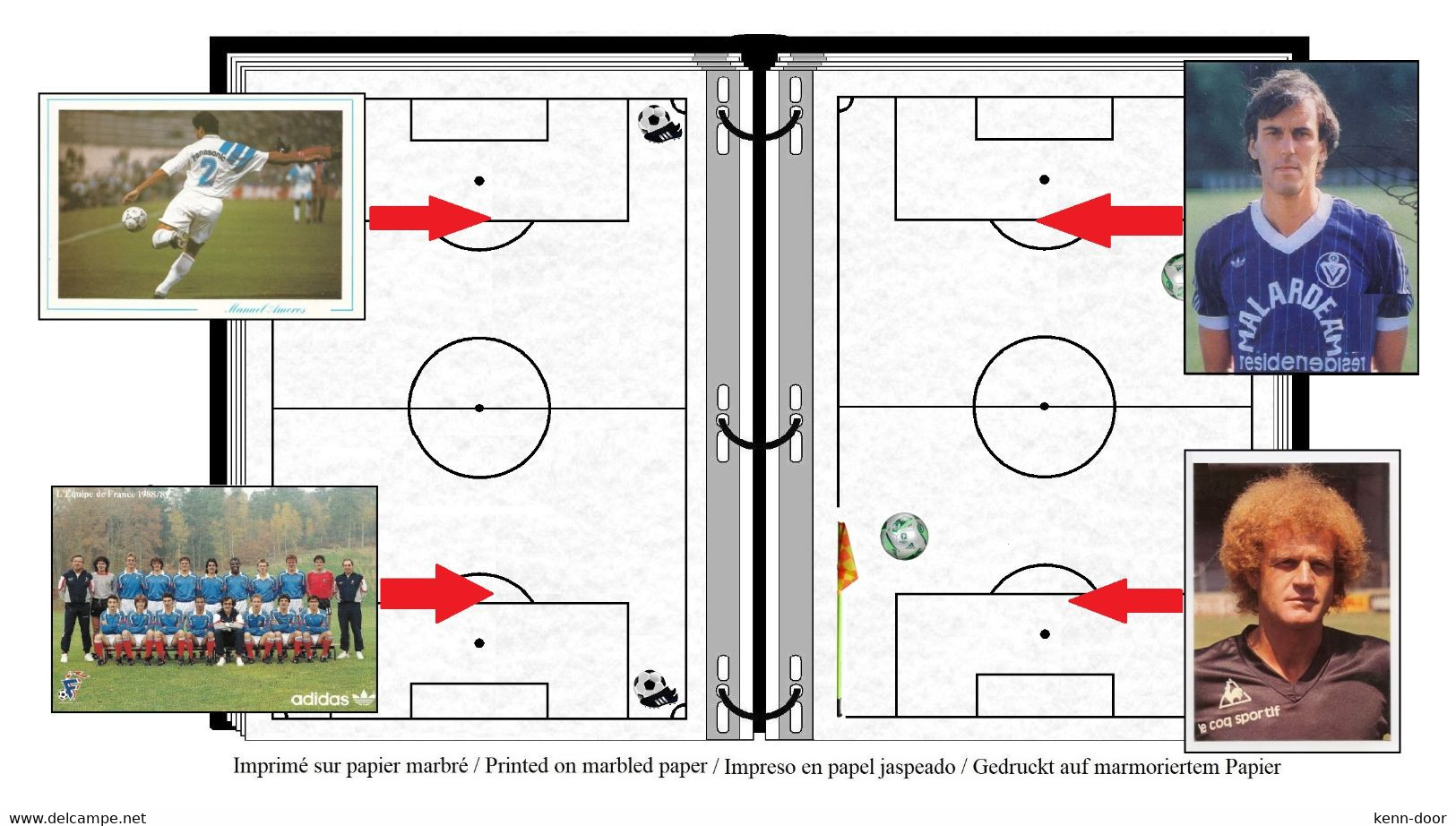 Albums de timbres à imprimer   LE FOOT BALL