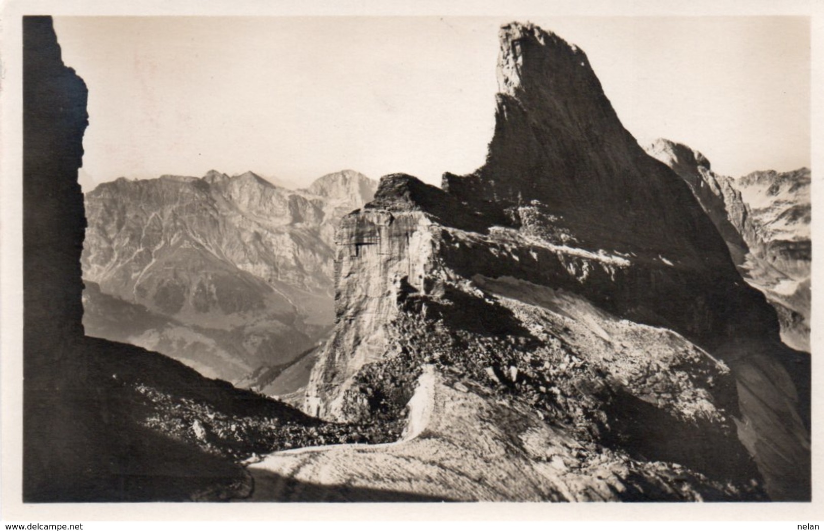 ENGELBERG-LAUCHERNSTOCK VON DER RUCHSTOCK-WESTWAND AUS-1963 - Engelberg