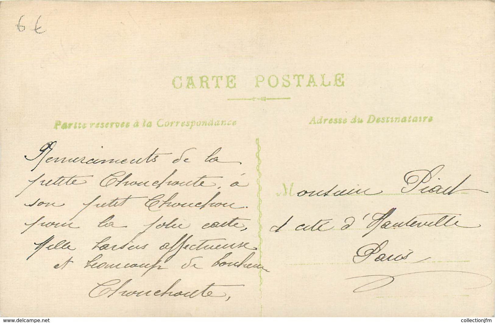 CPA CARTE PEINTE / FANTAISIES - Other & Unclassified
