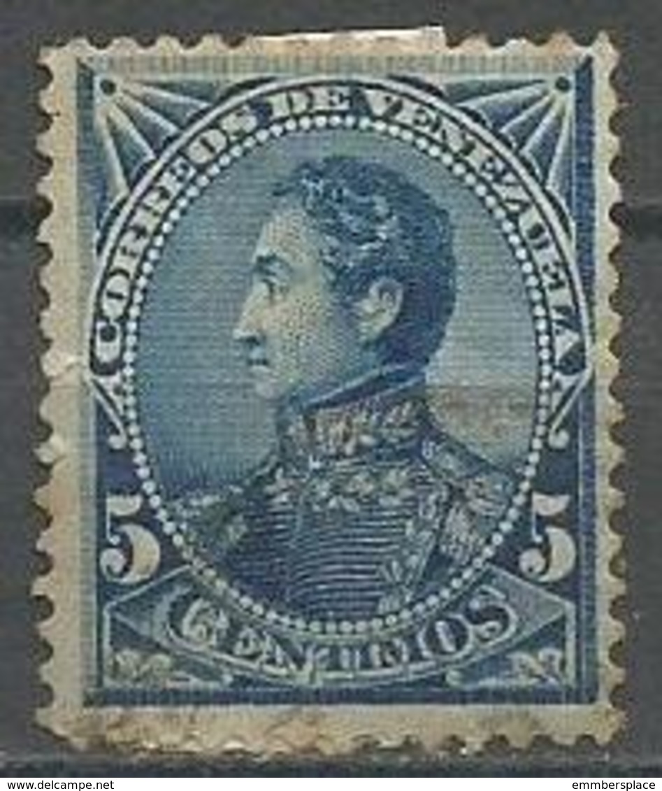 Venezuela - 1882 Simon Bolivar 5c Used - Venezuela