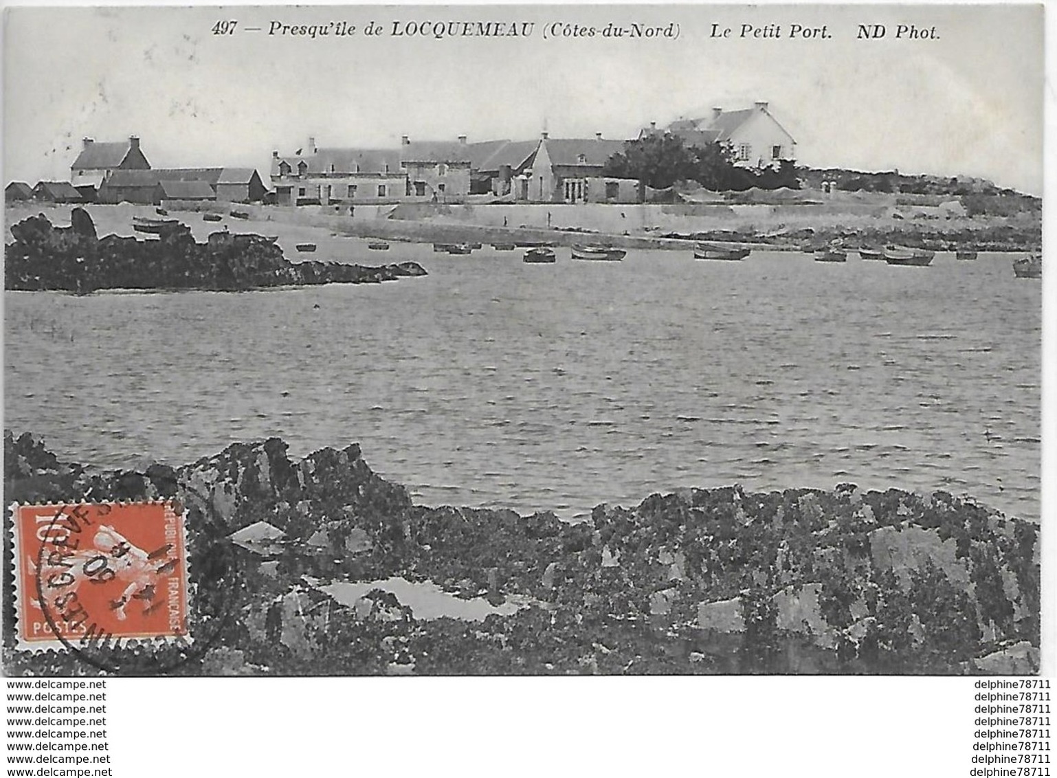 Presqu'île De LOCQUEMEAU ( Côtes -du -Nord ) Le Petit Port - Autres & Non Classés