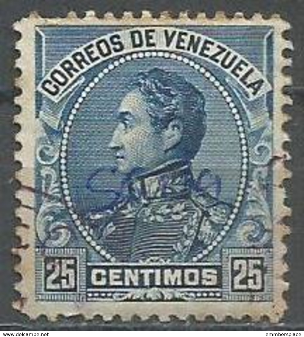 Venezuela - 1899 Simon Bolivar 25c Used - Venezuela