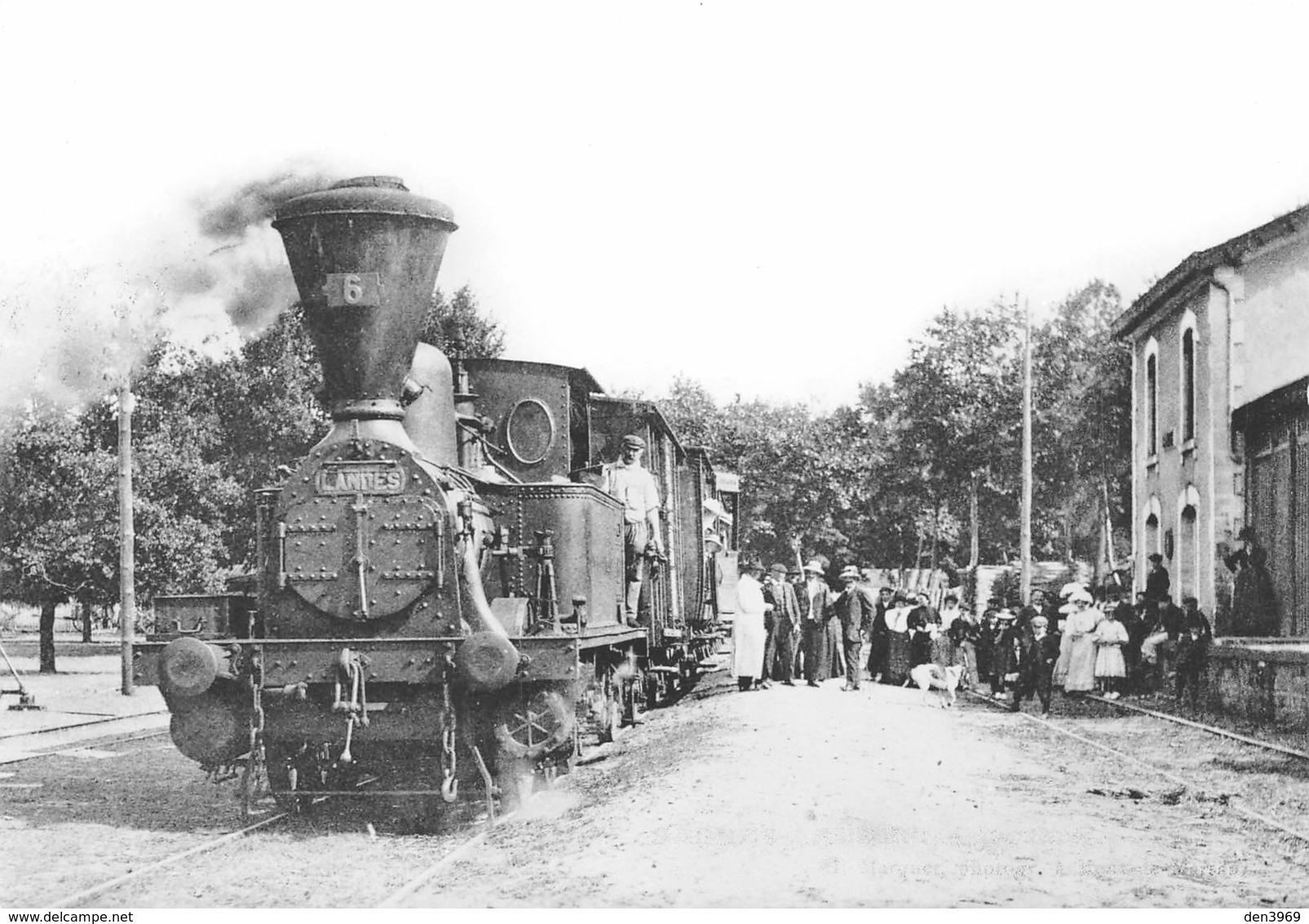 SABRES - La Gare Vers 1900 - Ligne Sabres / Marqueze - Association Bordelaise Des Amis Des Chemins De Fer - Sabres