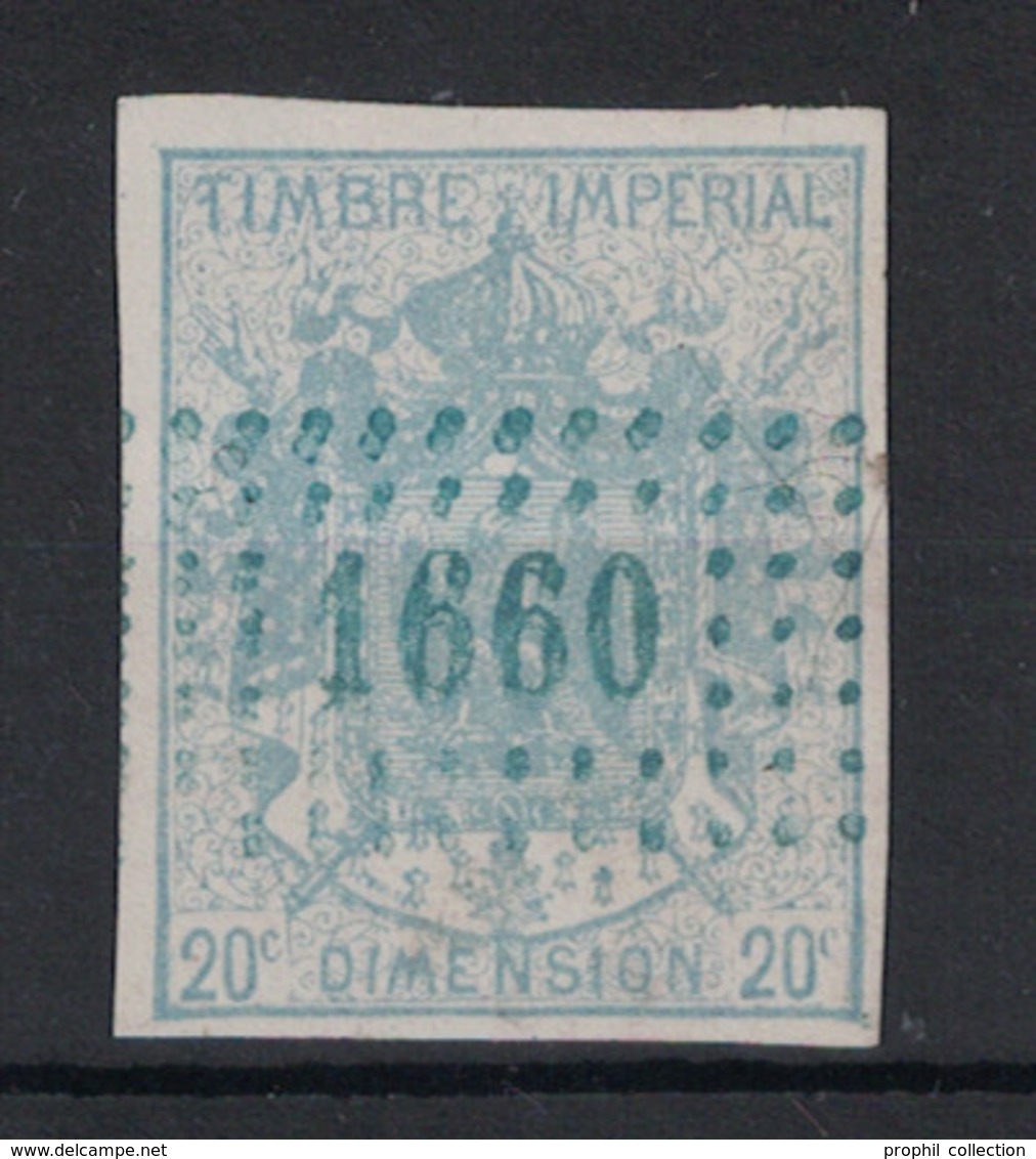 LOT De TIMBRES FISCAUX De DIMENSION Au TYPE MANTEAU IMPÉRIAL Dont N° 6 TTB - Andere & Zonder Classificatie