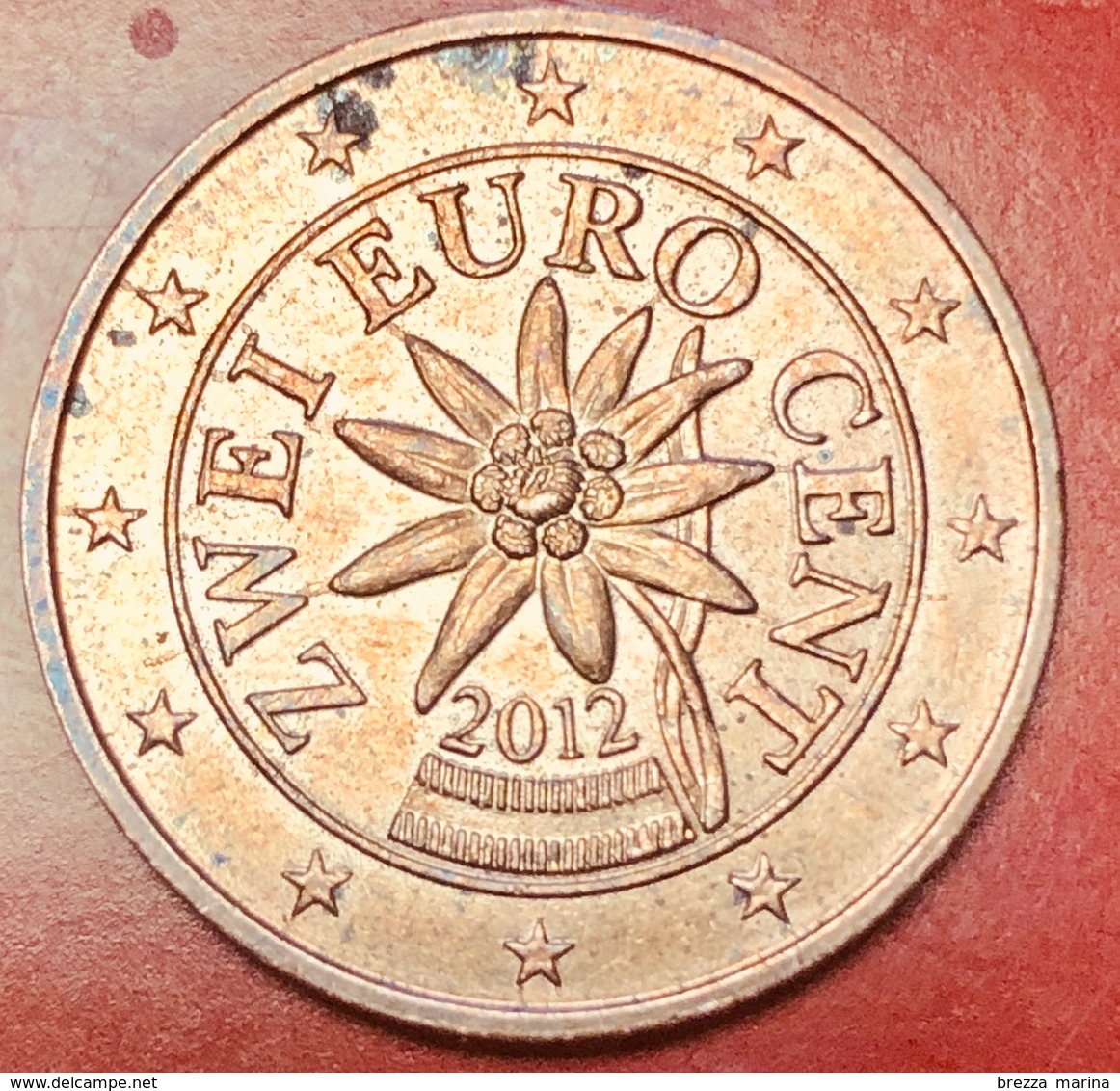 AUSTRIA - 2012 - Moneta - Stella Alpina - Euro - 0.02 - Oesterreich