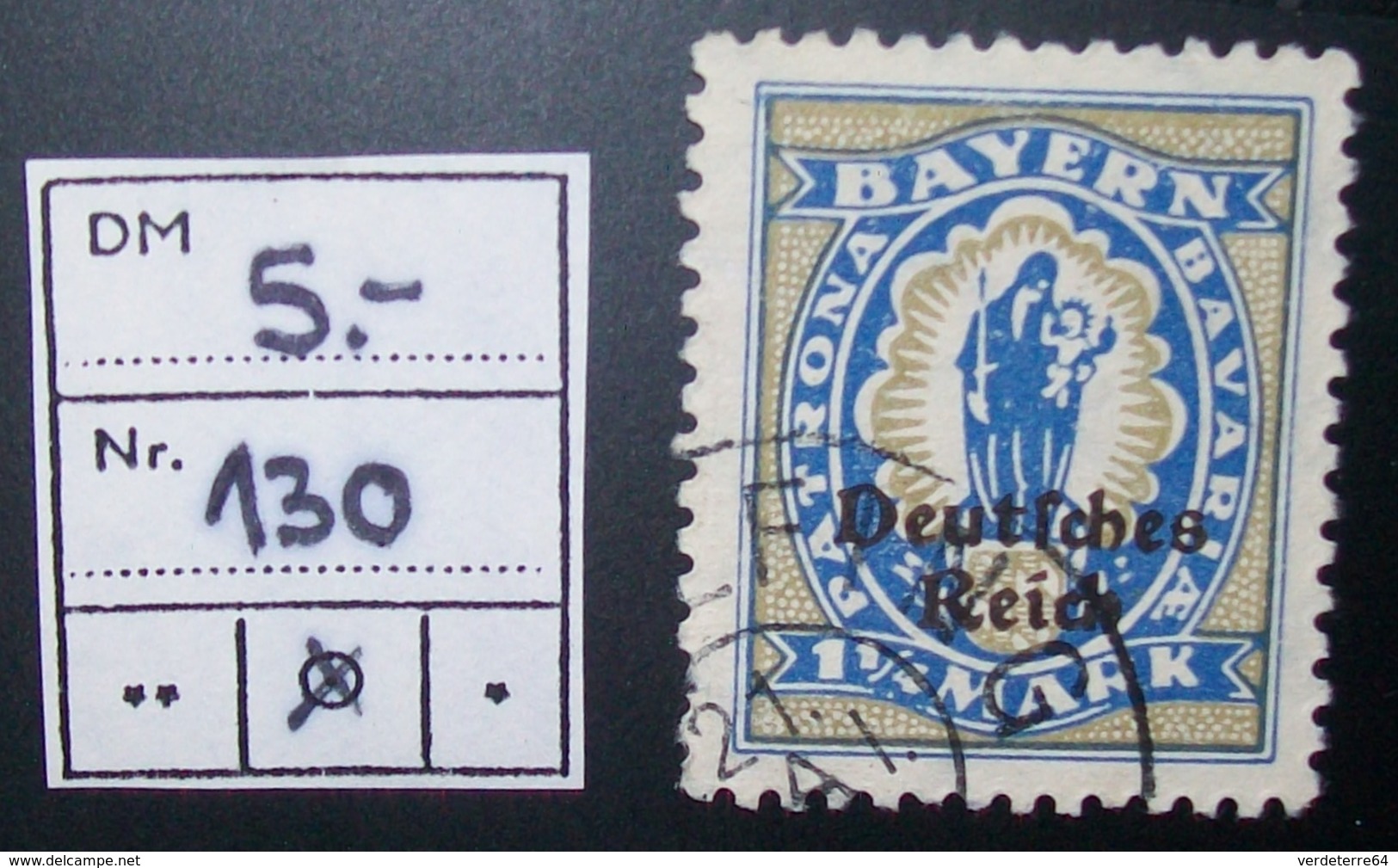 N°889E BRIEFMARKE DEUTSCHES REICH GESTEMPELT GEPRUFT - Oblitérés