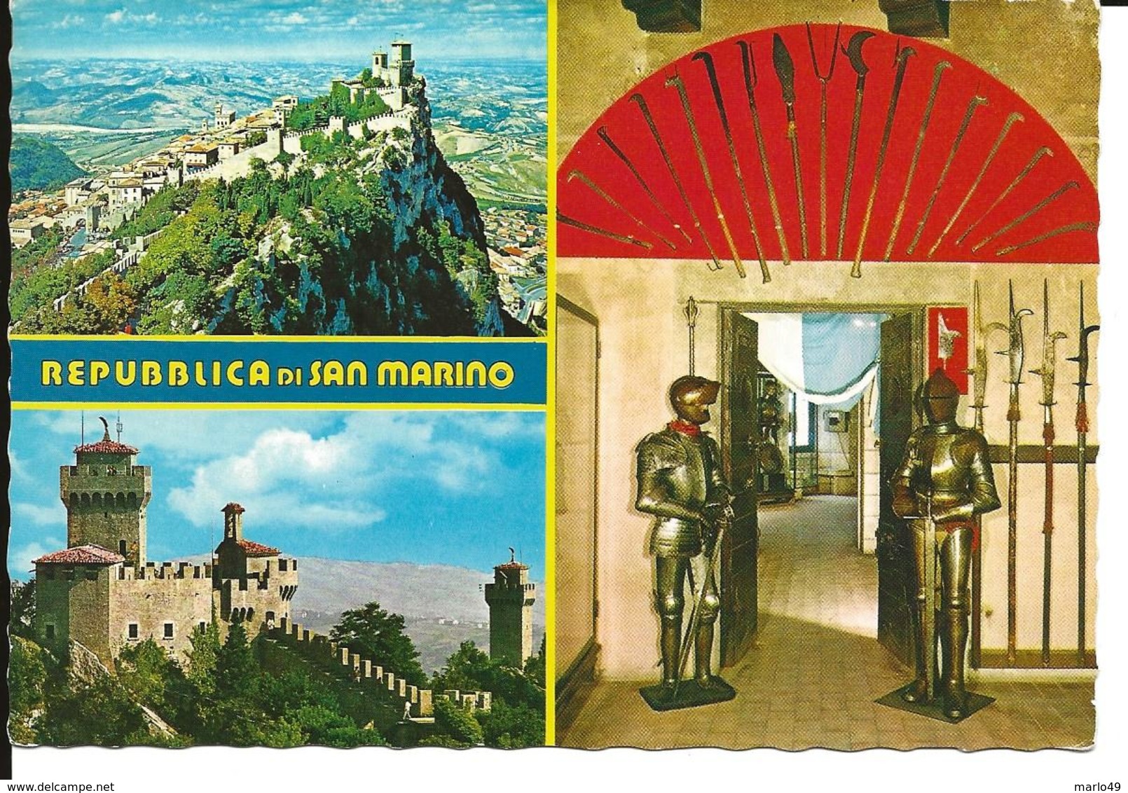 PK. SAN MARINO - ZEGELS MI NR 1182-1979 /NR1162-1978/ NR1133 -1977 / NR1009 -1972 - Lettres & Documents