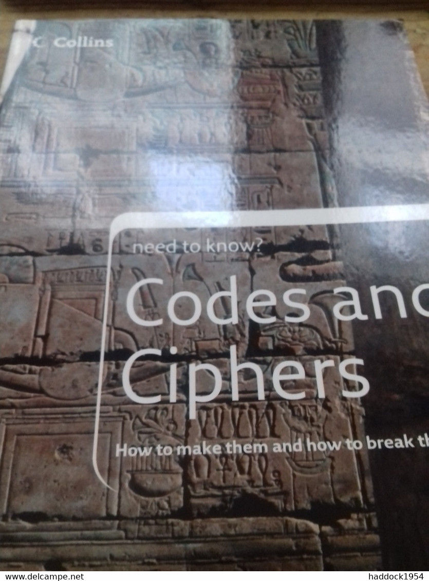 Codes And Ciphers SEAN CALLERY Collins 2006 - Autres & Non Classés