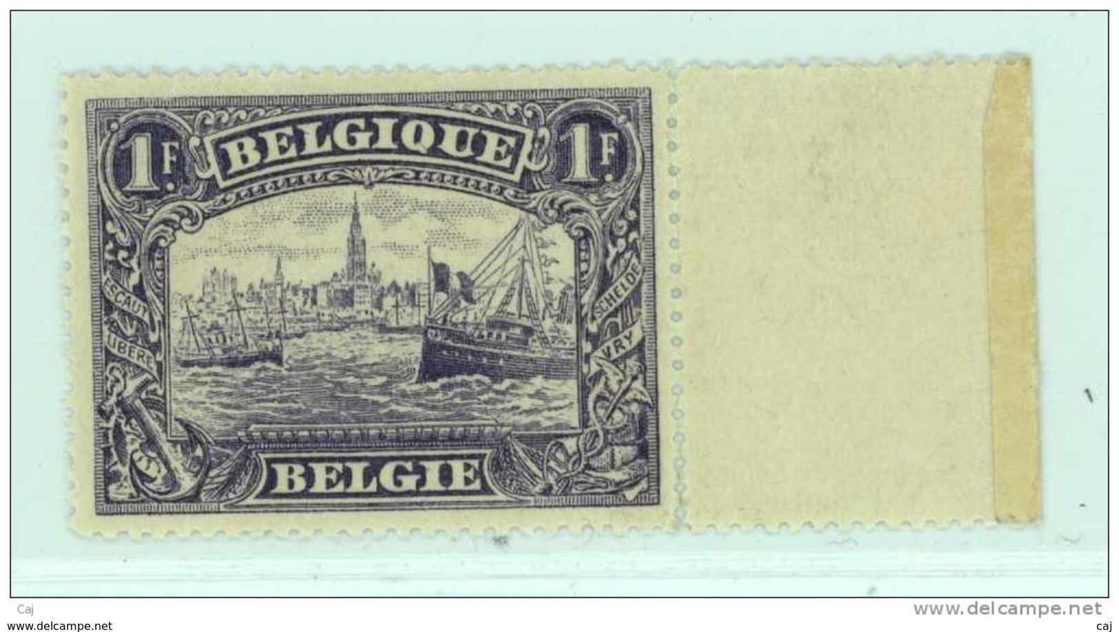 Belgique  :  COB  145  *              ,     N2 - 1915-1920 Albert I