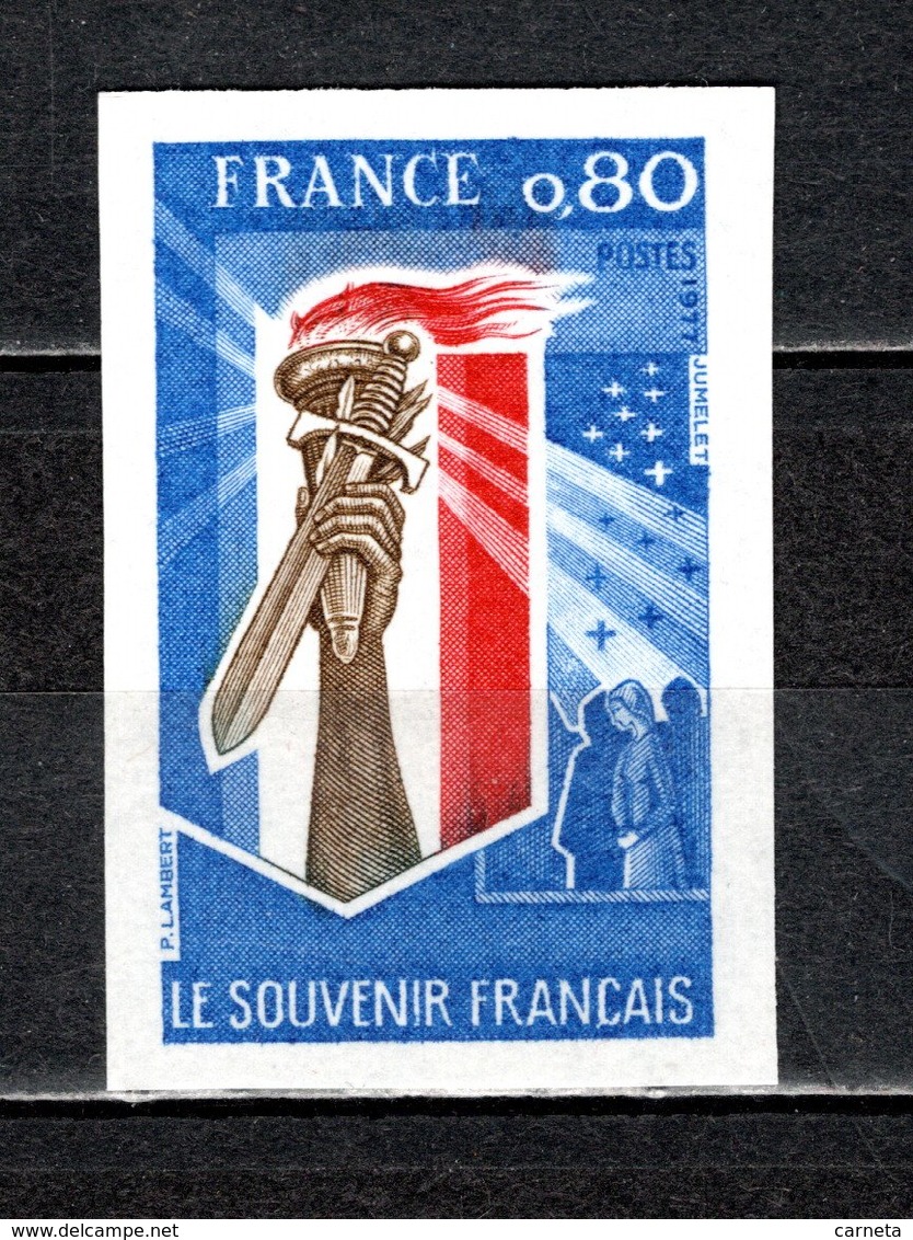 FRANCE  N° 1926a  NON DENTELE NEUF SANS CHARNIERE  COTE 15.00€  LE SOUVENIR FRANCAIS - Non Classés