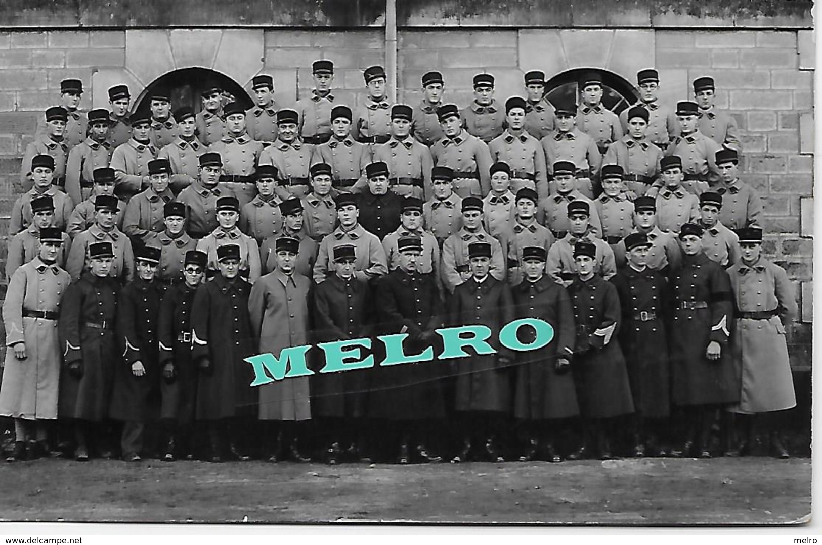 Militaria - Carte Photo Groupe D'un Regiment De Militaires Reg. N°5 - Regimente