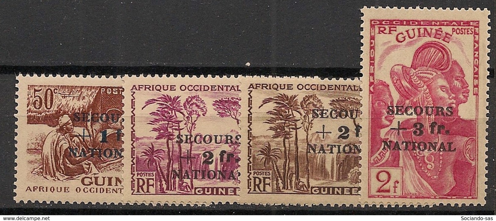 Guinée - 1941 - N°Yv. 172 à 175 - Série Complète - Neuf Luxe ** / MNH / Postfrisch - Ungebraucht