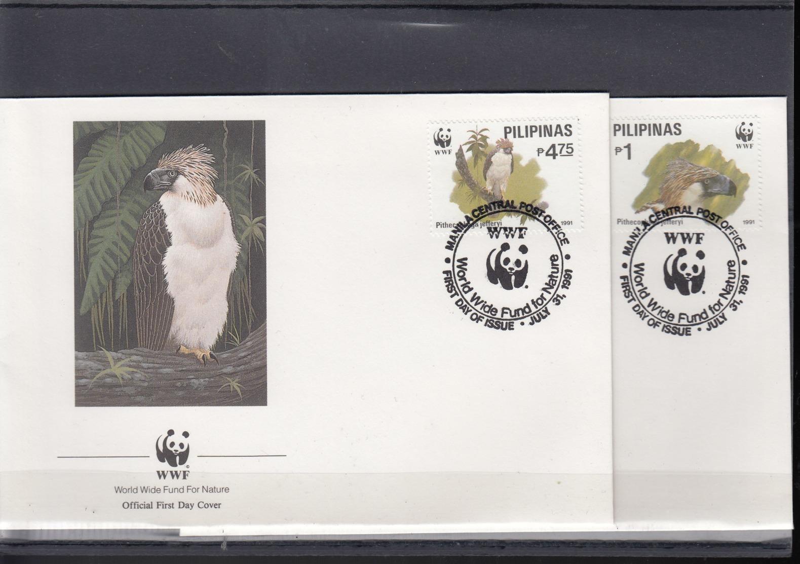 Philippinen Michel Cat.No. WWF Issue 2038/2041  FDC - Filippine