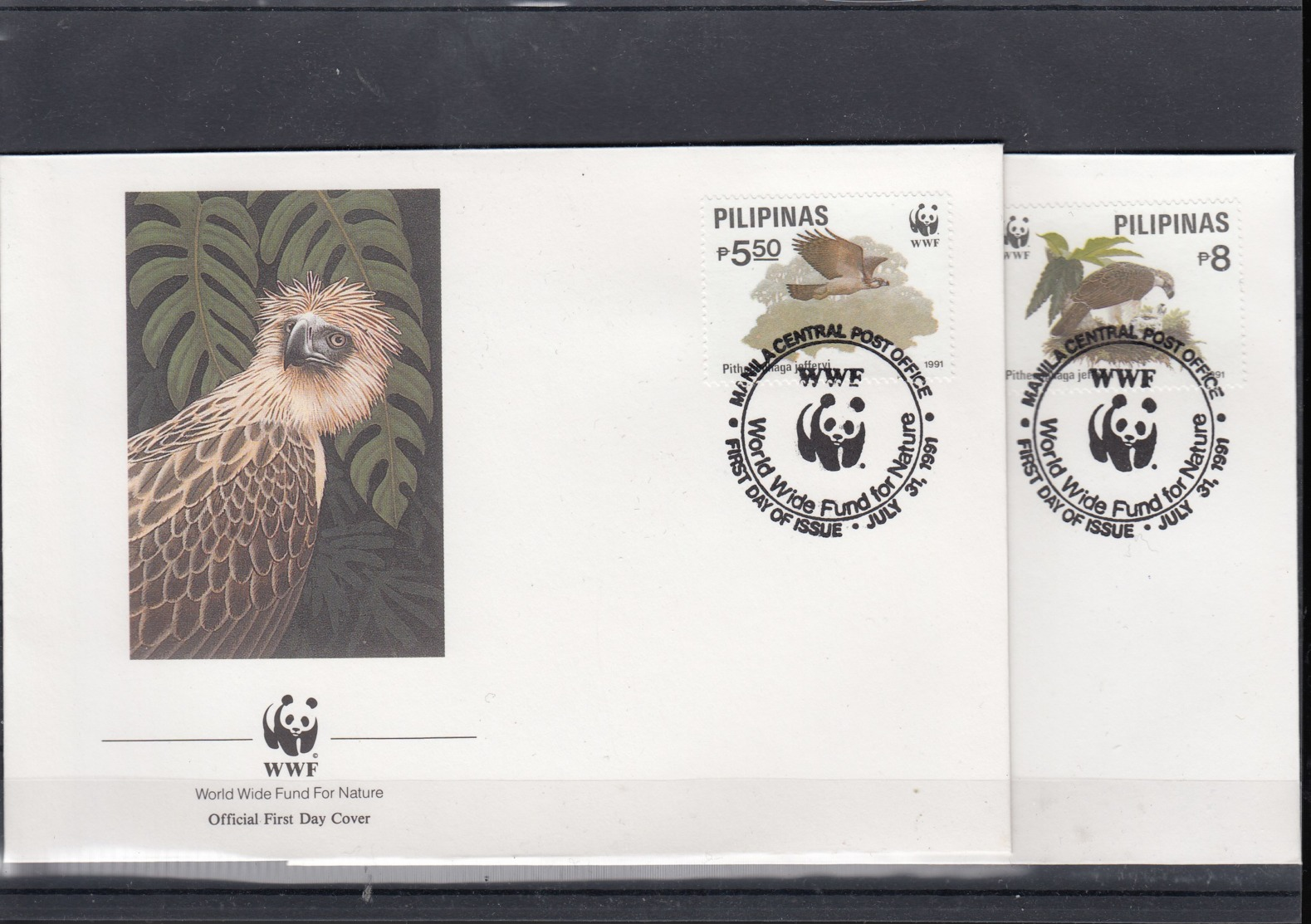 Philippinen Michel Cat.No. WWF Issue 2038/2041  FDC - Filippine