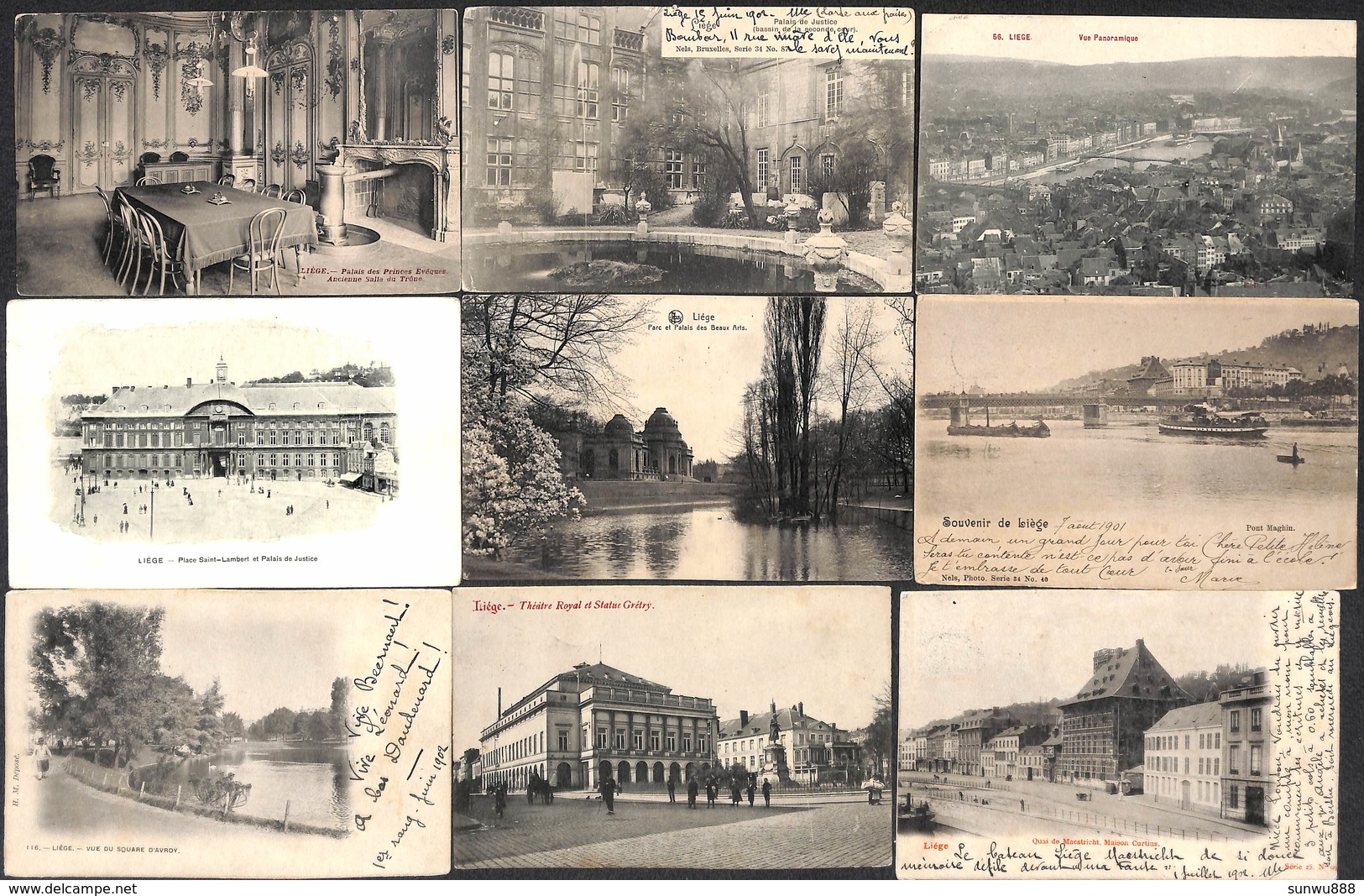 Liège - Lot 54 Cartes (un Peu De Tout : Des Communes Et Des Moins Vues) (petit Prix) - Liege