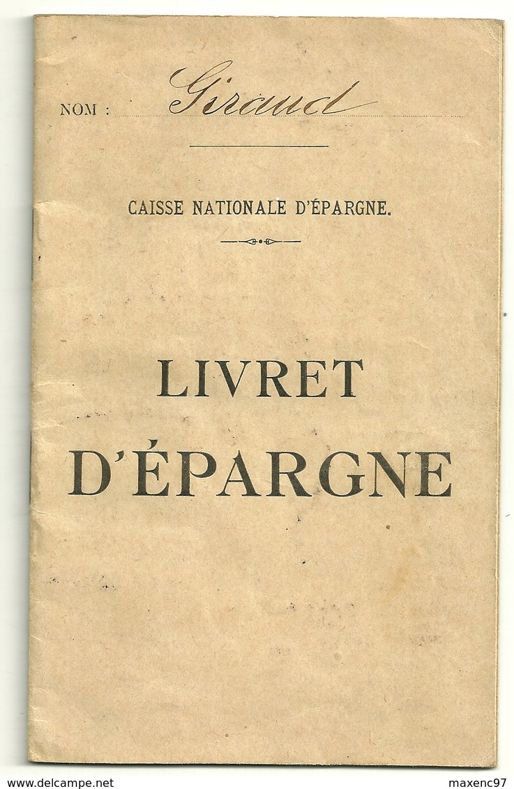 TIMBRES CAISSE NATIONALE D'EPARGNE ET LIVRET CNE 14-18 POSTE AUX ARMEES - Gebraucht