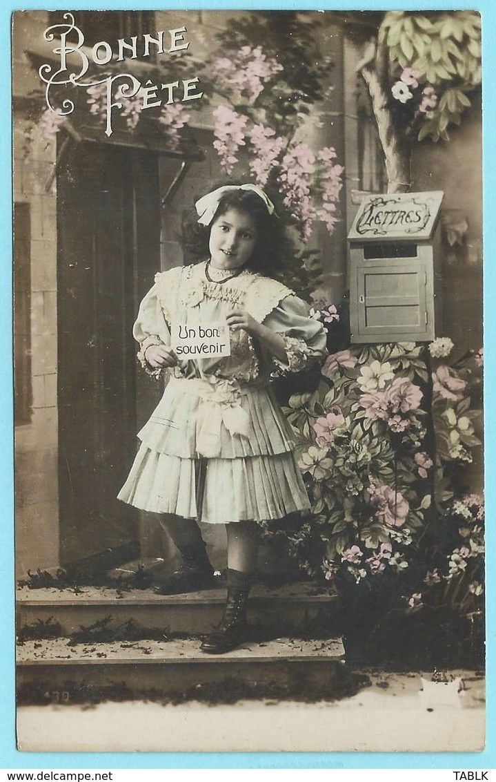 0747 - PORTRAIT - GIRL - COSTUME - MODE - CHILD - ENFANT - Autres & Non Classés