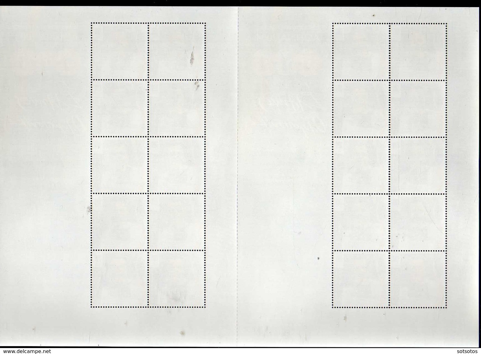 GREECE 2004 "Sampanis" Complet Sheet Of 2 Miniature Sheets (10x2=20 Stamps). Offset National Printing Placed In Circulat - Errors, Freaks & Oddities (EFO)