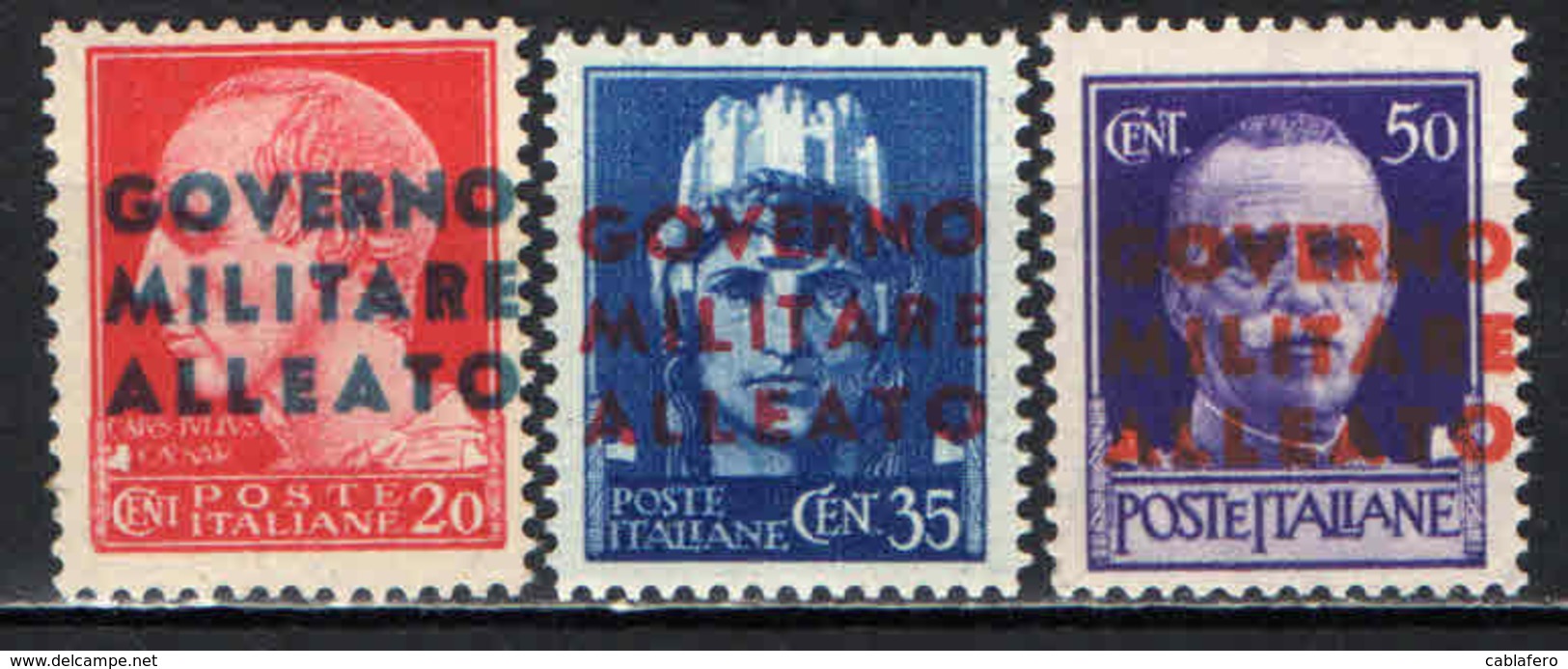 ITALIA - OCCUPAZIONE ANGLO-AMERICANA - 1943 - NAPOLI - MNH - Anglo-Amerik. Bez.: Naples