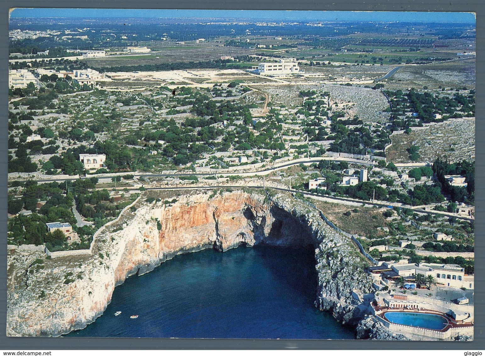 °°° Cartolina - Castro Marina Grotta Zinzulusa Viaggiata °°° - Lecce