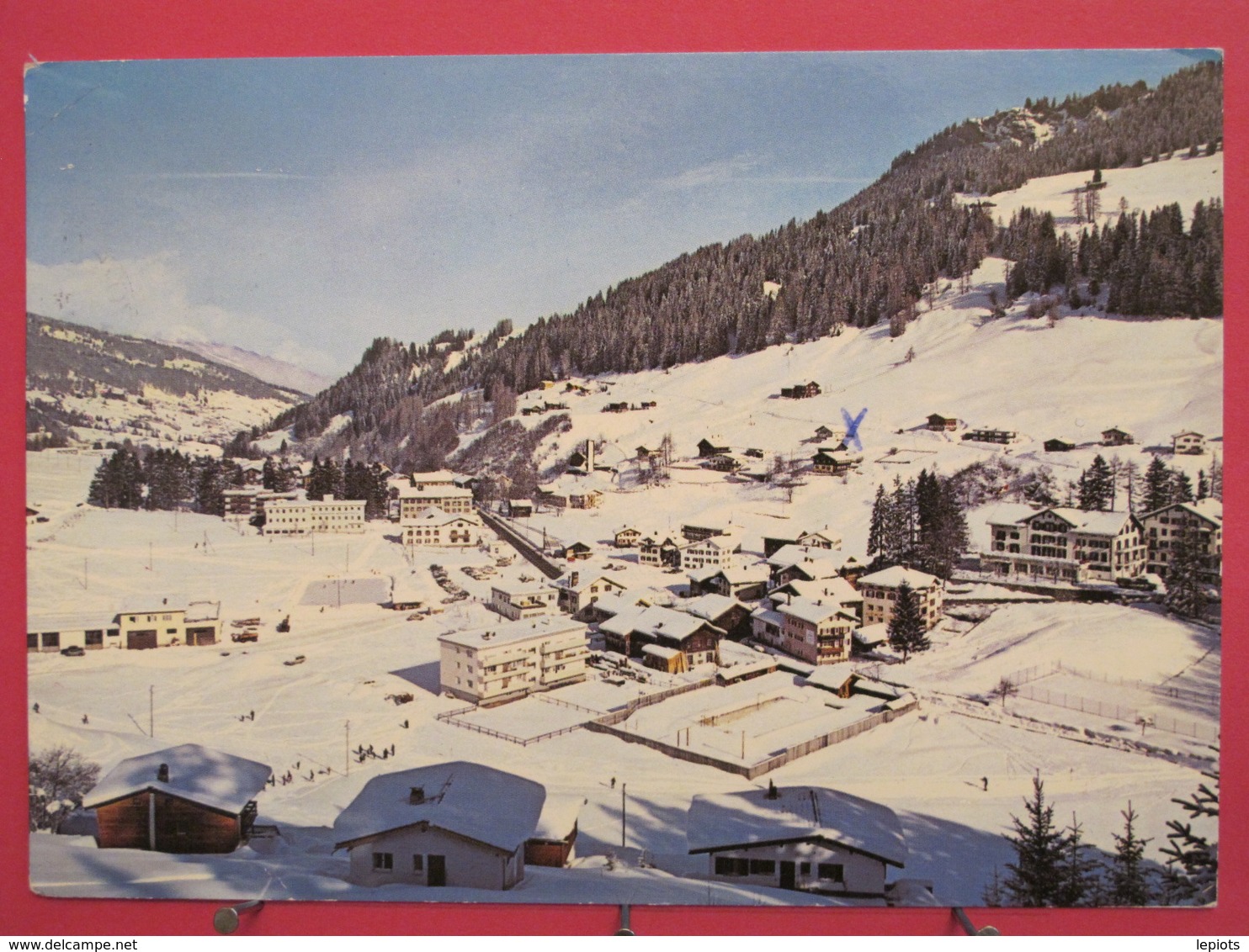 Visuel Pas Très Courant - Suisse - Churwalden - Wintersportplatz - Joli Timbre - R/verso - Churwalden