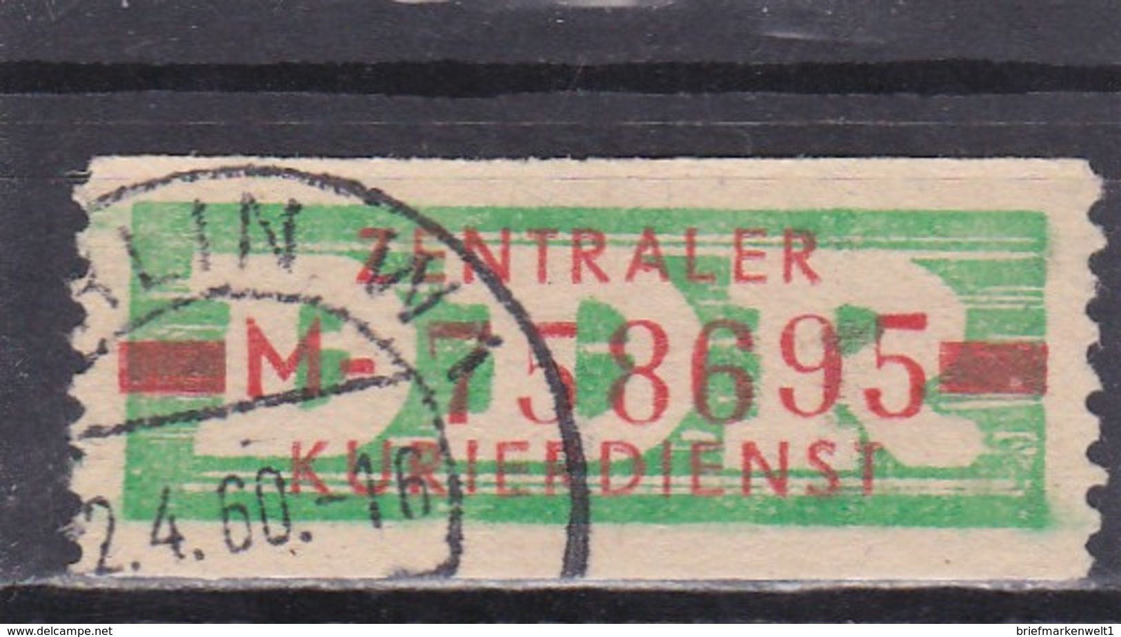 DDR, Dienst: ZKD Nr. 30 II "M", Gest, (T 15234) - Sonstige & Ohne Zuordnung