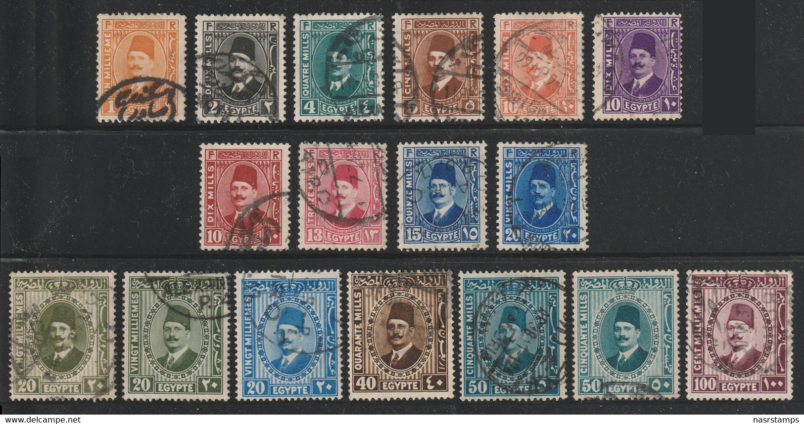 Egypt - 1927-37 - ( King Fouad ) - Used - Used Stamps