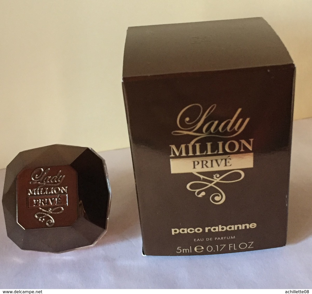 Miniature PACO RABANNE "LADY MILLION Privé "  (neuve + Boîte) - Miniatures Womens' Fragrances (in Box)