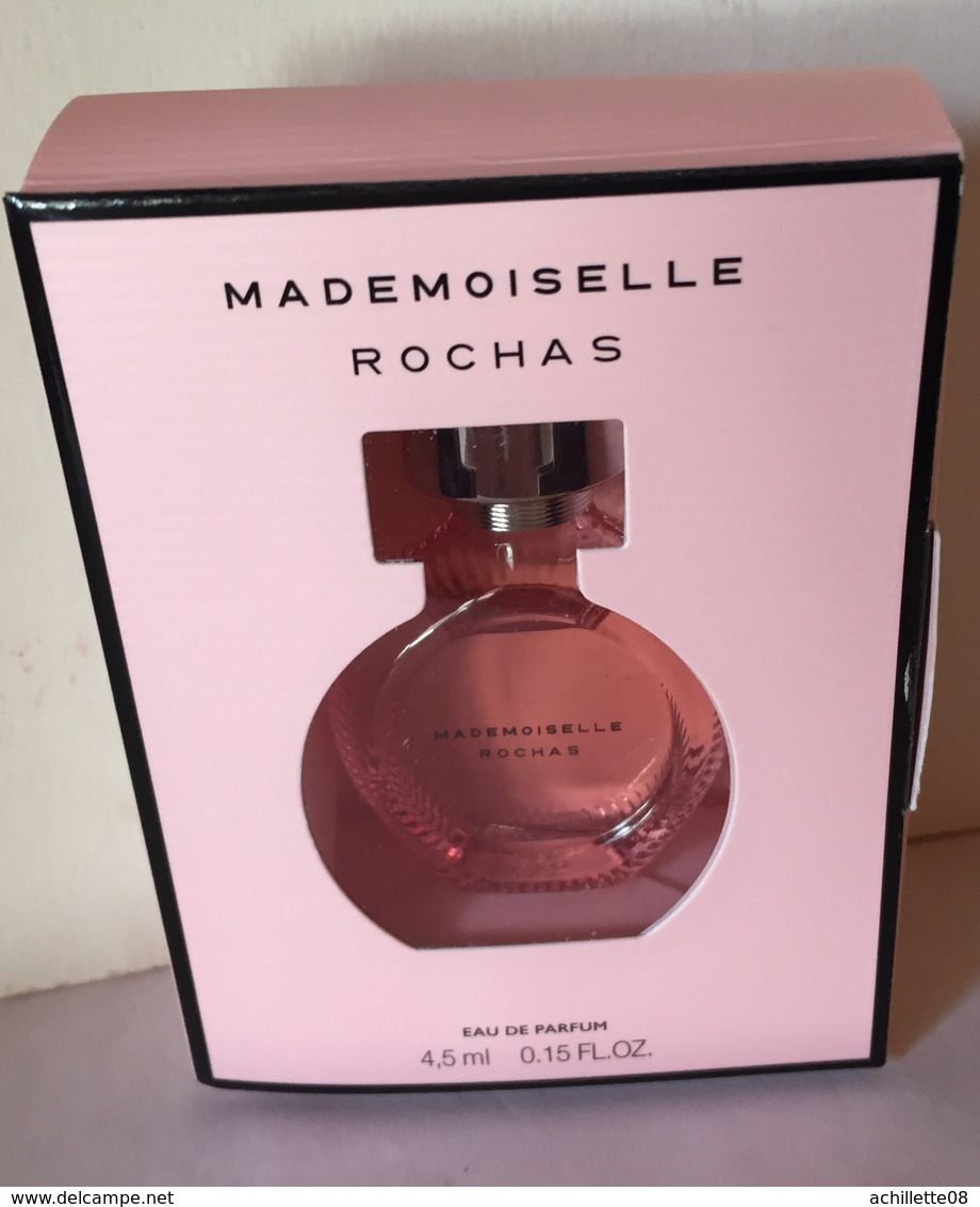 Miniature "MADEMOISELLE ROCHAS  "  (neuve + Boîte) - Miniatures Womens' Fragrances (in Box)