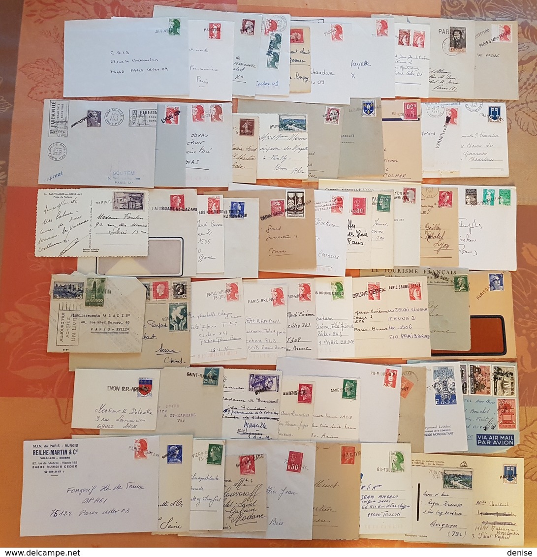 Collection De Griffes Postales De France  - DEPART 1 EURO - Plus De 200 Piéces Différentes - Marcophilie Française - Autres & Non Classés