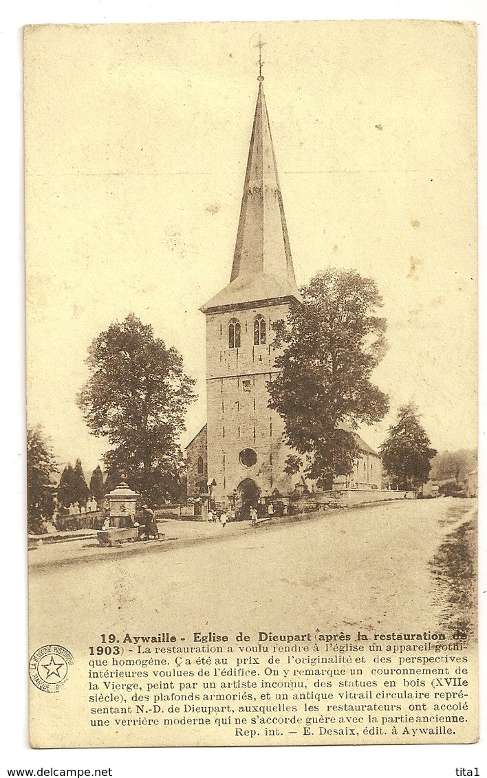 17 - Aywaille - Eglise De Dieupart (après La Restauration De 1903) - Aywaille