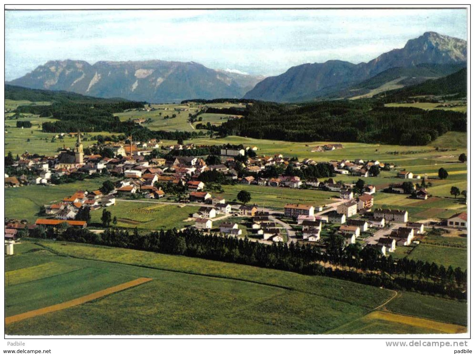 Carte Postale Allemagne  Teisendorf Mit Untersberg Und Staufen  Trés Beau Plan - Staufen