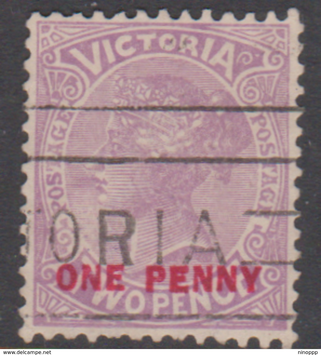 Australia-Victoria SG 454 1912 ONE PENNY On 2d Light Lilac,used,perf 11.5 X 12.25,used - Used Stamps