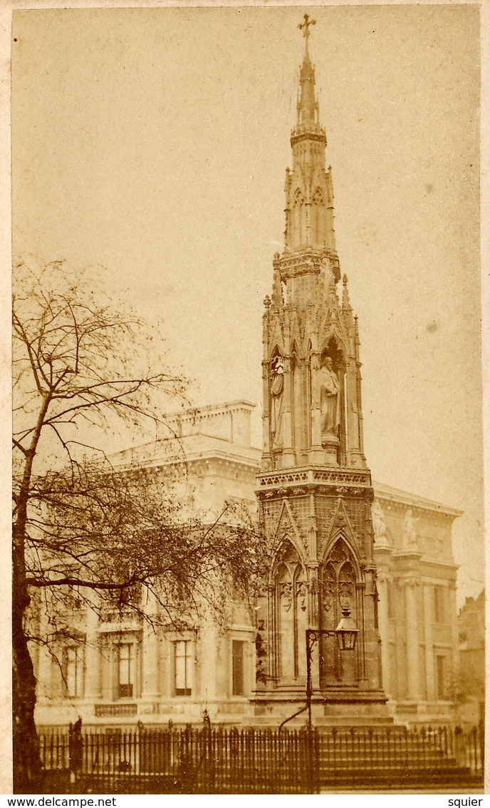 CDV, Oxford, Martyrs Memorial, Johnson, Leamington - Alte (vor 1900)