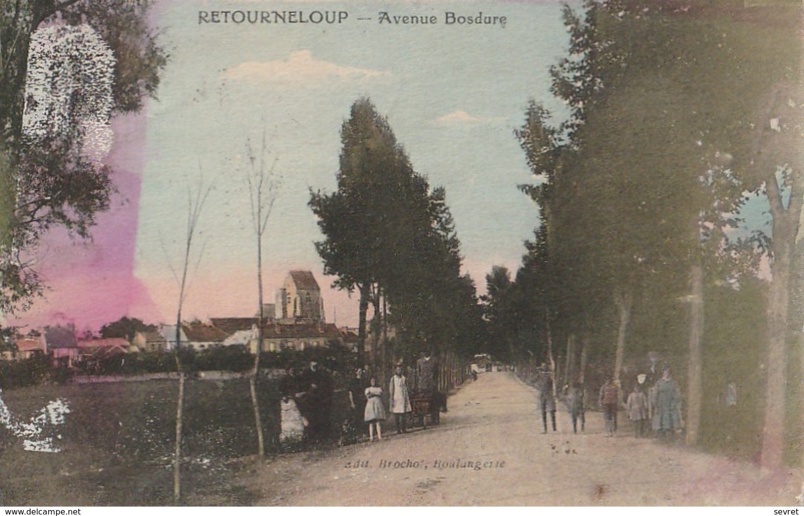 RETOURNELOUP. - Avenue Bosdure Carte Pas Courante - Sonstige & Ohne Zuordnung
