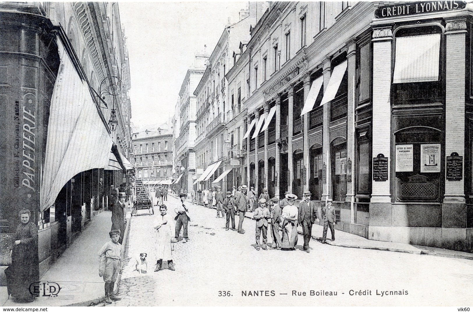 44  NANTES  CREDIT LYONNAIS  RUE BOILEAU - Nantes