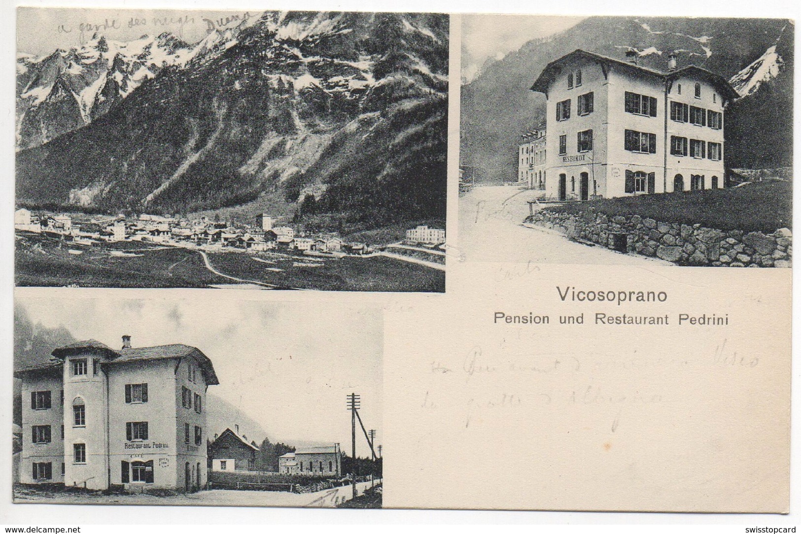 VICOSOPRANO Pension Und Restaurant Pedrini - Vicosoprano