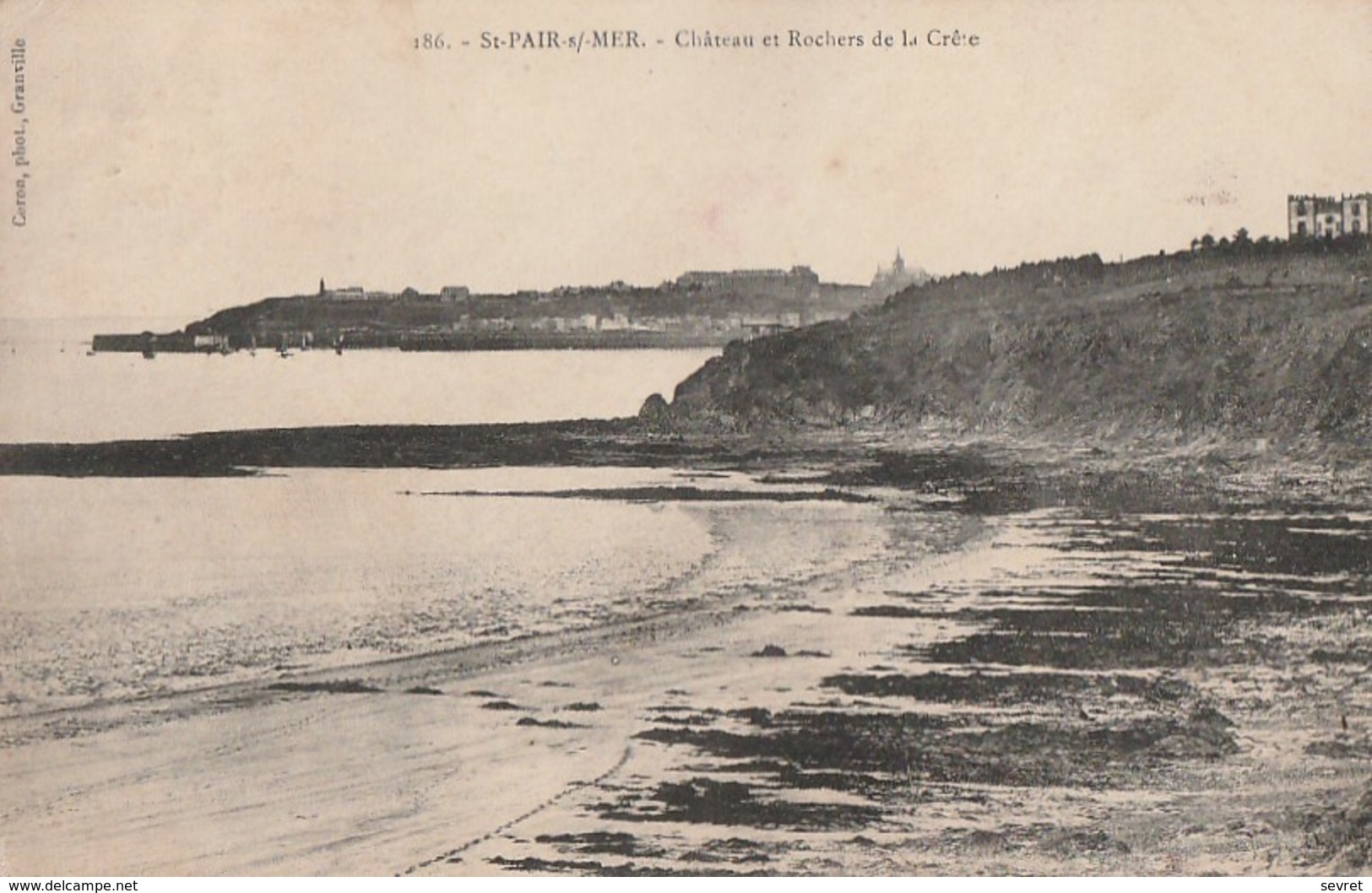 SAINT-PAIR-sur-MER. - Château Et Rochers De La Crête - Saint Pair Sur Mer